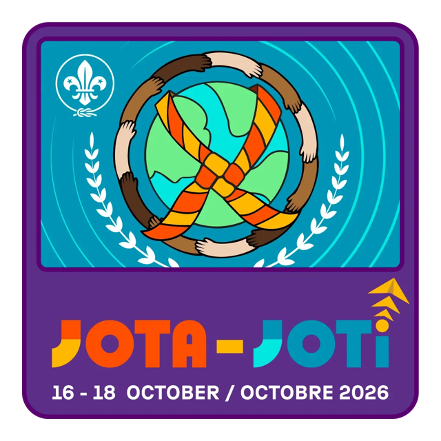 JOTA-JOTI 2026 official badge, 16–18 October 2026