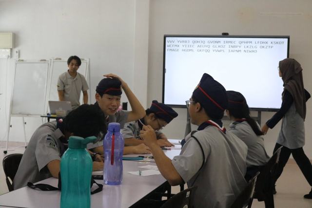 Code Breaker challenge in progress