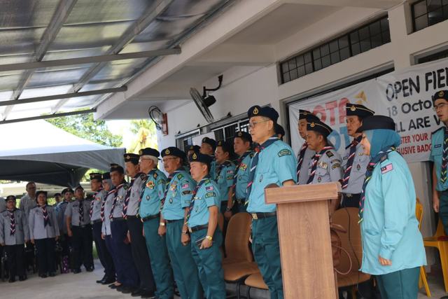 Officials at the opening ceremony