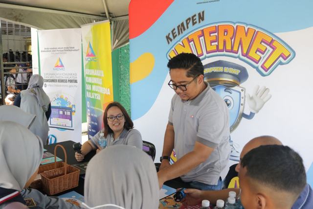 Internet Safety booth by MCMC