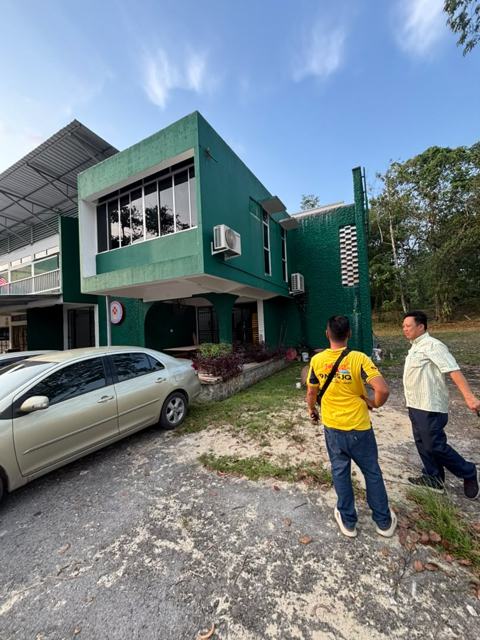 Site recce at the Sarawak Scouts HQ